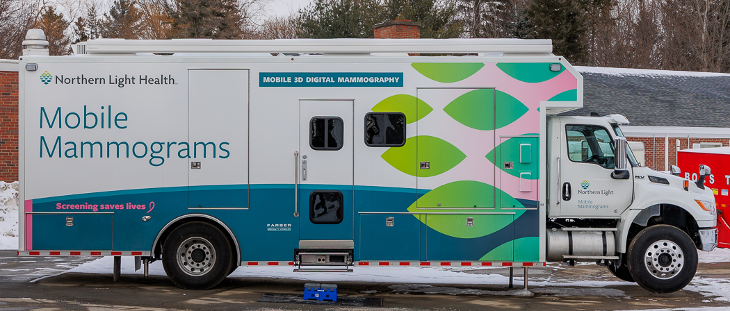 Mobile Mammography Van Side View